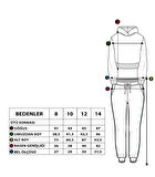 Toontoy Kız Çocuk Blok Renkli Eşofman Takımı