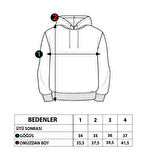 Toontoy Kız Çocuk Kapüşonlu Blok Renkli Sweatshirt