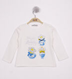 Toontoy Kız Çocuk Papatya Vazo Baskılı T-Shirt