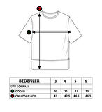 Toontoy Kız Çocuk Leopar Desenli Poplin Detaylı Tişört