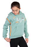 Toontoy Kız Çocuk Baskılı Kanguru Cepli Sweatshirt