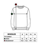 Toontoy Kız Çocuk Nakışlı Peluş Sweatshirt