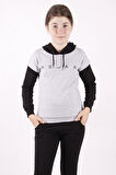 Toontoy Kız Çocuk Relax Baskılı Sweatshirt