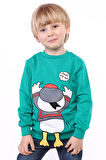 Toontoy Erkek Çocuk Baskılı Sweatshirt