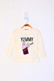 Toontoy Kız Çocuk Çevirmeli Pul Detaylı Sweatshirt
