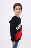 Toontoy Erkek Çocuk Original Baskılı Sweatshirt