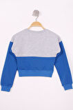 Toontoy Kız Çocuk Fairy Baskılı Garnili Sweatshirt