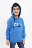 Toontoy Erkek Çocuk Relax Fit Kapüşonlu Cepli Baskılı Sweatshirt - 2 İplik