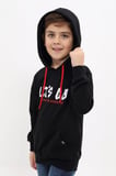Toontoy Erkek Çocuk Relax Fit Kapüşonlu Cepli Baskılı Sweatshirt - 2 İplik