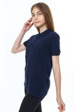 Toontoy Unisex Çocuk Polo Yaka Düğmeli Kısa Kollu Tişört
