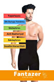 Özel Üretim Fit Görünüm Sağlayan Inceltici Rahat Atlet Ve Boxer Inceltici Erkek Korse 2'li Set