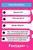 Deluxe Serisi Dayanıklı Yüksek Kalite Mini Gymball 20cm Pembe Pilates Topu Şişirme Pompa