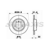 Bmw Fren Diski On Havalı Bmw E46 99>04 - Braxıs Ae0110