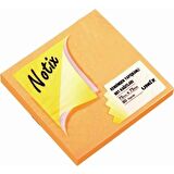 Notix Yapışkanlı Not Kağıdı 75 mm x 75 mm 100 Yaprak - Turuncu