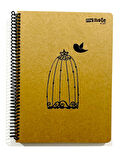 My Note Kraft Defter 100 Yaprak Çizgisiz 18,5X25,5