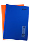 Mynote Text Neon A4 60 Yaprak Kareli Plastik Kapak Defter