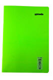 Mynote Text Neon A4 80 Yaprak Çizgili Plastik Kapak Defter
