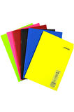 Mynote Text A5 40 Yaprak Çizgili Plastik Neon Kapaklı Defter