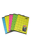 Mynote Text A5 40 Yaprak Çizgili Plastik Neon Kapaklı Defter