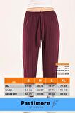 Yeni Trend Bol Paça Anne Kadın Rahat Konforlu İç Göstermeyen Beli Lastikli Piliseli Sendy Pantolon