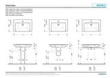 Serel Diagonal 48x65 cm Duvara Monte Lavabo DG01TDS110H