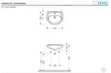 Serel Duvara Monte 35x45 cm Lavabo 2741TDS110H 