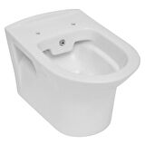 Serel Nita Yuvarlak Kanalsız Asma Klozet (NT36) + Blaze Slim Yavaş Kapanan Kapak 2'li Set