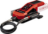 akülü taşlama/gravür aleti TE-MT 18/34 Li Solo Power X-Change (18 V, gravür uçlu 92 cm şaft, hız ayarı, 55 adet aksesuar seti dahil, aküsüz)