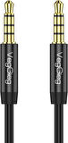 3.5mm Jack TRRS Hi-Fi Örgülü AUX Mikrofon ve Ses Kablosu 1 Metre