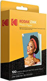 2"x3 Premium Çinko Fotoğraf Kağıdı (100 Yaprak)  Printomatik,  Smile- ve Step Kameralar ve Yazıcılar ile Uyumlu
