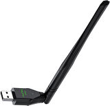 650 Mbps 2.4GHz/5GHz Dual Band Alıcı Verici USB WiFi Adaptör