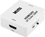HDMI to RCA TOS AV Çevirici Dönüştürücü Tüplü TV AV Video Adaptör 4552