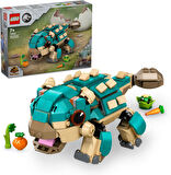 Jurassic World Yavru Bumpy: Ankylosaurus 76962-7 Yaş ve Üzeri Kretase Kampı Hayranları için Yaratıcı Oyuncak Yapım Seti (358 Parça)