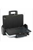 Aksu T32 Gross Grill Çıkartılabilir Plaka 1800 W 6 Dilim Tost Makinesi