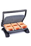 Sağlam T28e Tostadoy Granit 1800w Izgara Ve Tost Makinesi Gold Rose