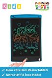 Premium Lcd Ekranlı Kalemli Dijital Çizim Tableti Yazı Tahtası Boyama Resim Akıllı Tablet 8,5 Inç