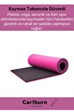 Özel Konfor Modeli Çift Taraflı Kaymaz Silinebilir Antibakteriyel Yoga Meditasyon Minderi 16mm Mat