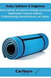 Konfor Modeli Çift Taraflı Kaymaz Silinebilir Antibakteriyel Pilates Meditasyon Minderi 10 mm Mat