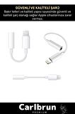 Iphone 15 14 13 12 11 X 8 7 Plus Ipad Uyumlu Lightning Uyumlu Kulaklık Çevirici Aux Dönüştürücü