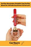 Özel Parfüm Şişesinden Doldurulabilir Taşınabilir Çanta İçi Mini Cep Parfüm Şişesi 5 Ml x 4 Adet