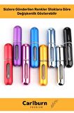 Özel Parfüm Şişesinden Doldurulabilir Taşınabilir Çanta İçi Mini Cep Parfüm Şişesi 5 Ml x 5 Adet
