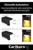 Özel Su Geçirmez Solar Güneş Enerjili Şarj Edilen Köşebent Merdiven Veranda Bahçe 8'li Led Set