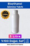 Özel Üretim %100 Doğal Saf Temiz Çevre Dostu Sıvı Koku Yapmayan Bioethanol Şömine Yakıtı 3 Litre