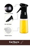 Deluxe Atomize Başlık Fan Şekilli Püskürtücü Bpa İçermeyen Plastik Sprey Cam Yağdanlık 200 Ml 1 Adet