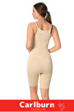 2 Beden İncelten Askılı Toparlayıcı Sıkılaştırıcı Vücut Şekillendiren Kadın Fermuarlı Tam Boy Korse
