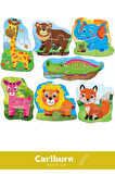 Özel Üretim Zeka Geliştirici Eğitici Çocuk El Göz Koordinasyonu My Best Puzzle Hayvanlar