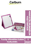 Çizgisiz Katlanabilir Çift Taraflı Stand Manyetik Yazıp Silinebilen Kalem Yazı Tahtası 24x30 cm