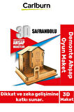 3 Boyut Eğitici Öğretici Zeka Geliştirici Boyanabilir Ebeveyn Çocuk Puzzle Demonte Ahşap Oyun Maket