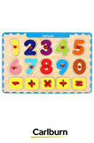 Özel Üretim Eğitici Öğretici Zeka Geliştirici Çocuk Ebeveyn Sayılar Ahşap Tutmalı Puzzle