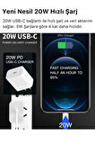 iPhone Tüm Serilere Uyumlu 20w Hızlı Şarj Aleti 7 8 X 11 12 13 14 15 16 İçin Type-C Girişli Adaptör